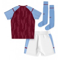 Fotbalové Dres Aston Villa Dětské Domácí 2023-24 Krátký Rukáv (+ trenýrky)